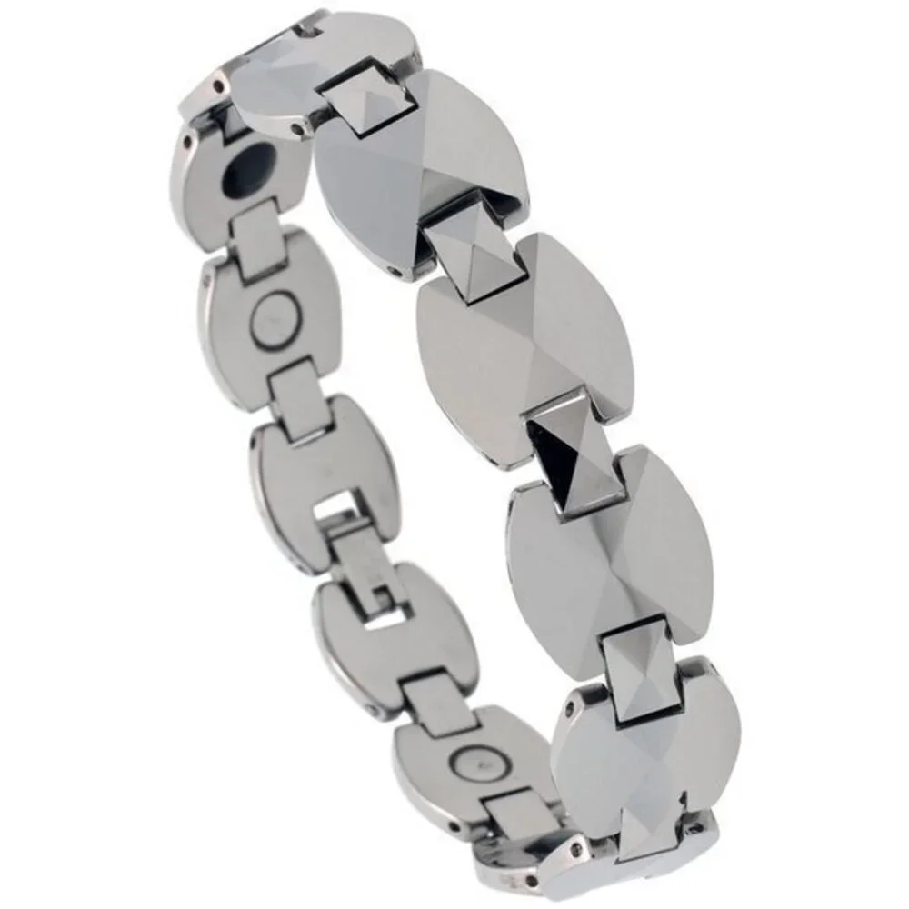 Tungsten Carbide Bracelet Magnetic Therapy 8.5